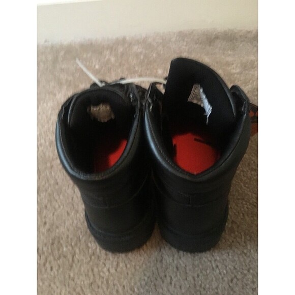 Smith's Workwear Men's Size 6 Faux Leather Boots Work Casual Black - Picture 7 of 11